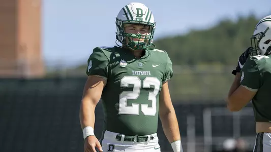 Zack Milko football action versus Valparaiso