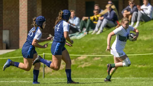 Abby Kayser Rugby action versus Quinnipiac