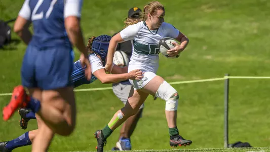 Abby Kayser Rugby action versus Quinnipiac