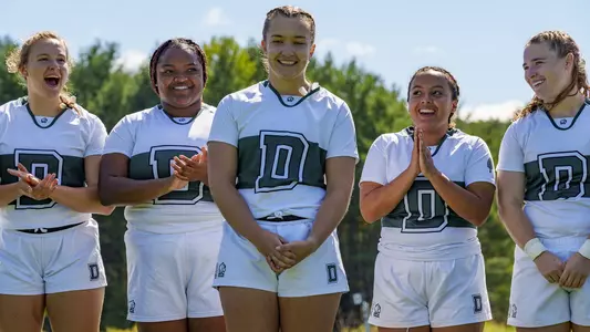 Ella Gates Rugby action versus Quinnipiac