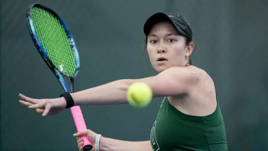 Ameliija Swaffer Selff women's tennis action at the invitational