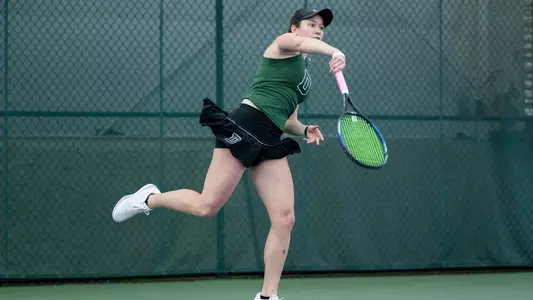 Ameliija Swaffer Selff women's tennis action at the invitational