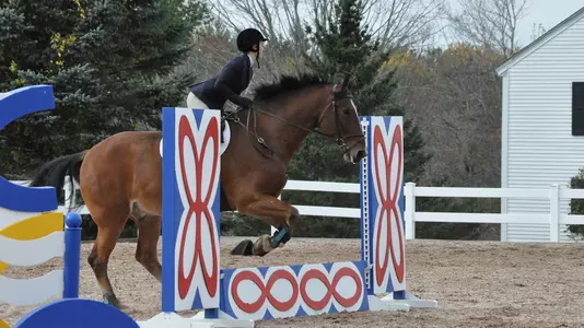 Lona Girardin equestrian action
