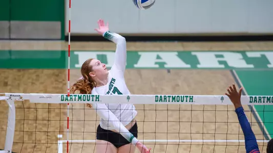 Maddie LaFata volleyball action versus Penn