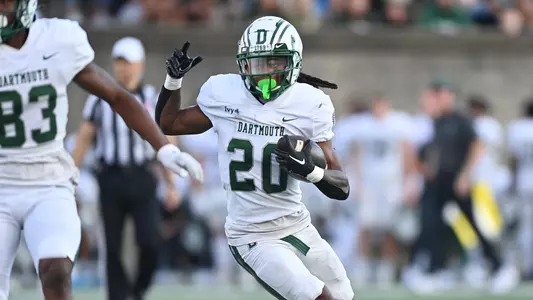 Q Jones running at Harvard, Oct. 28, 2023