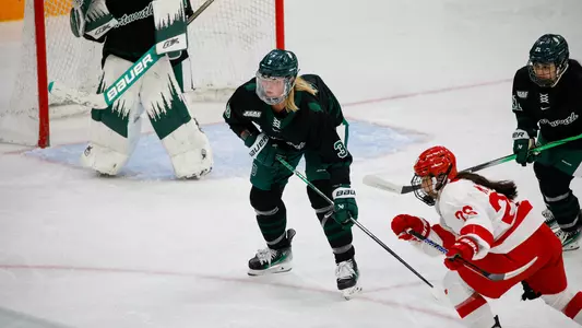 Kenzie Bachelor playing hockey against Cornell, Nov. 11, 2023