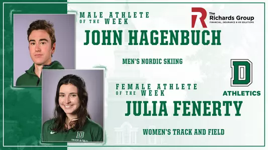 Athletes of the Week - Hagenbuch and Fenerty