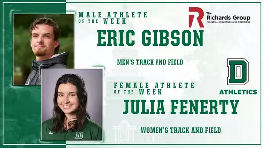 February 7, 2023 Athletes of the Week Gibson & Fenerty