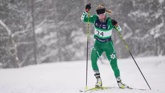 Emma Reeder competing at the 2022 UVM Carnival