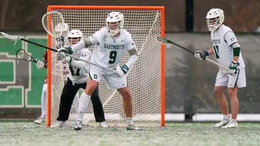 Blake Brookes men's lacrosse action versus Harvard