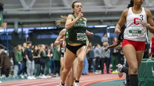 Gabriella Fasanelli shot put on Day One of Heps championship