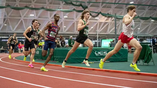 Jacob Winslow racing on day one of Heps Championship