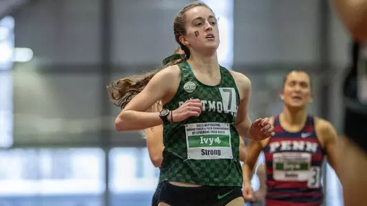 Katherine Strong racing on Day One of Heps championship