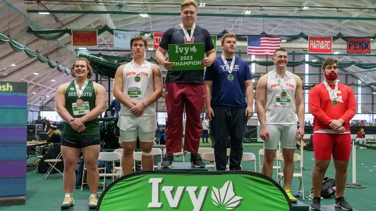 Max Klein on the Heps Podium