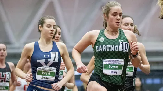 Steph Finley racing on Day One of Heps championship