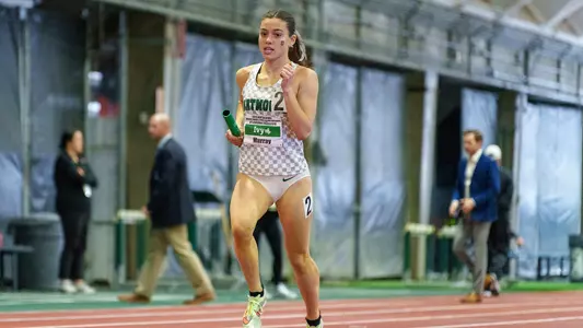 Andie Murray racing on day two of Heps Championship