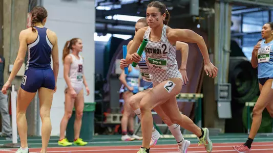 Andie Murray racing on day two of Heps Championship