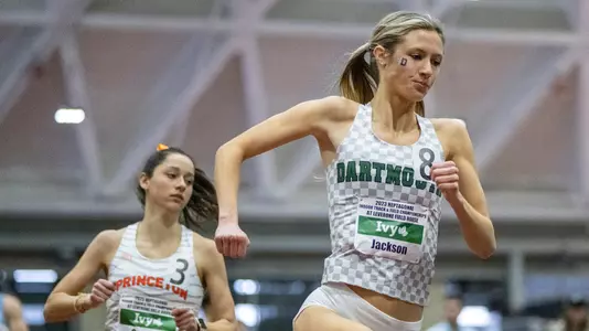 Annie Jackson racing on day two of Heps Championship