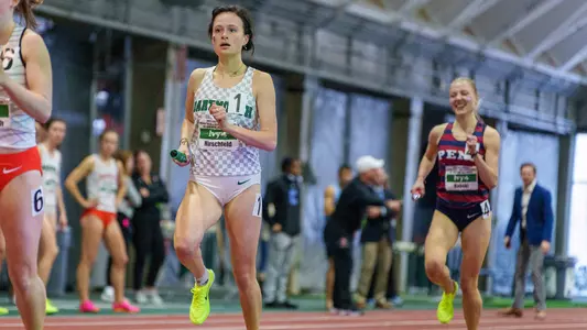 Anya Hirschfeld racing on day two of Heps Championship