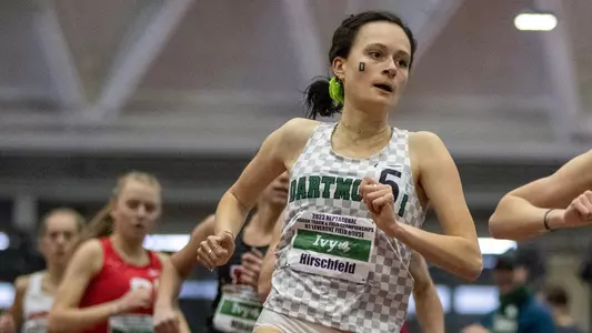 Anya Hirschfeld racing on day two of Heps Championship