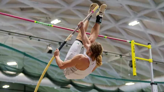 Karl Oskar Pajus competing on Day Two of Heps Championship