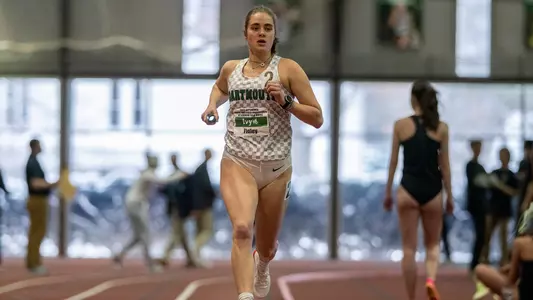 Steph Finley racing on day two of Heps