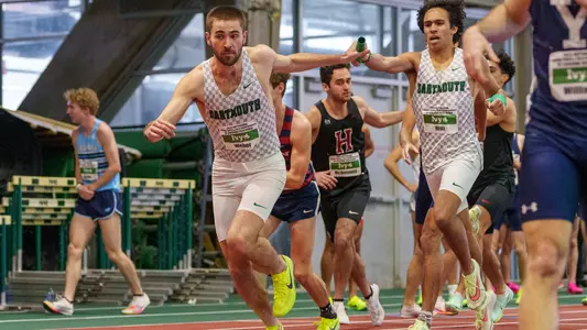 Weber and Hinz hand off the baton