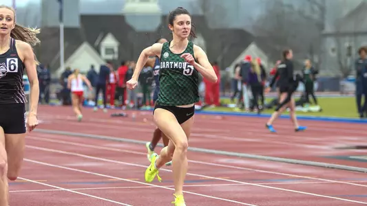 Julia Fenerty running at UConn, April 1, 2023