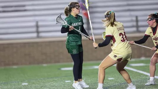 Mar. 29, 2023; Chestnut Hill, Massachusetts, USA;  during a non-conference matchup between Dartmouth College and Boston College held at the Alumni Stadium. The Eagles won the game 18-5 over the Big Green. Photo by Brian Foley for Foley-Photography.