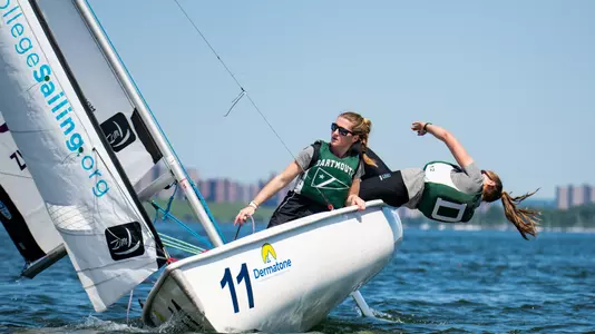 Aisling Sullivan and Maddie Hawkins 2023 ICSA Open Team Race Nationals
