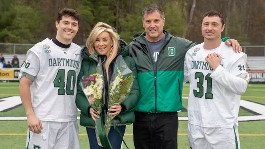 Gallagher family on senior day