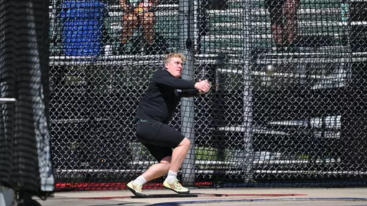 Jake Dalton throwing at Heps, May 6, 2023