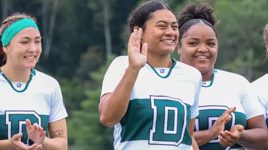 Leilah Bulabalavu women's rugby action versus Quinnipiac