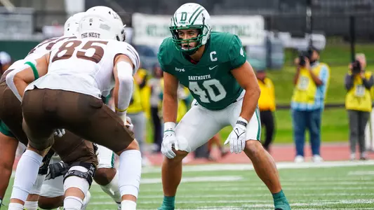 Macklin Ayers competing against Lehigh Football