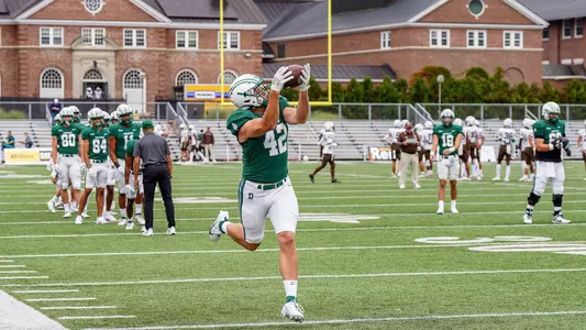 Ross Parrish competing against Lehigh Football