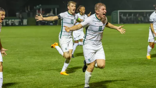 Kristian Feed celebrating against Penn