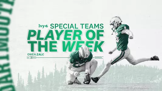 Owen Zalc Special Teams Player of Week graphic