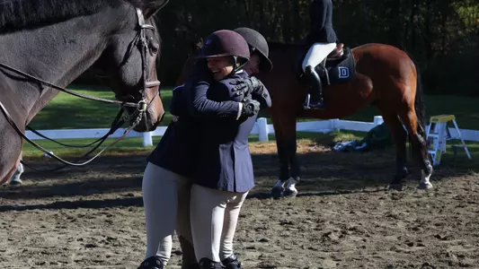 Equestrian hugs