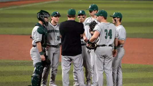 Huddle at Sam Houston
