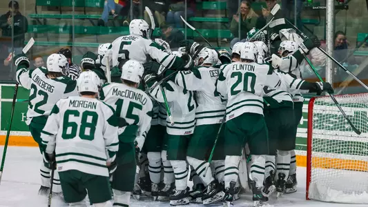 Men's Hockey celebration, March 16, 2024