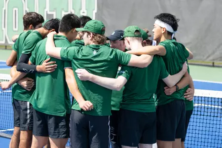 Men's Tennis huddle