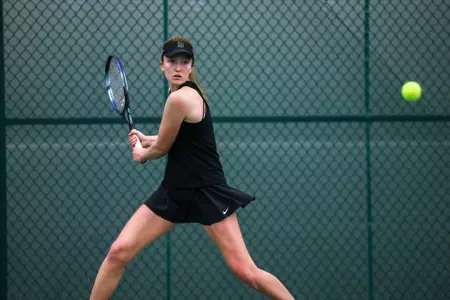 Caroline Lemcke plays indoors