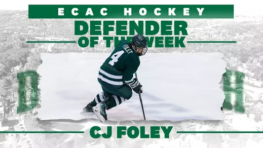 CJ Foley named ECAC DOTW