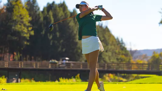 Sophie Thai swings at practice