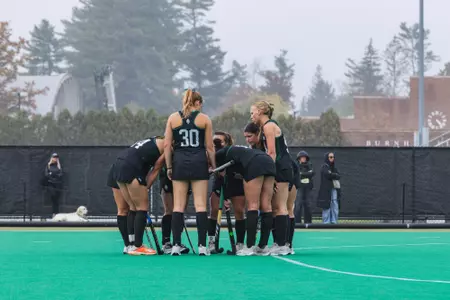 DFH huddled vs Holy Cross