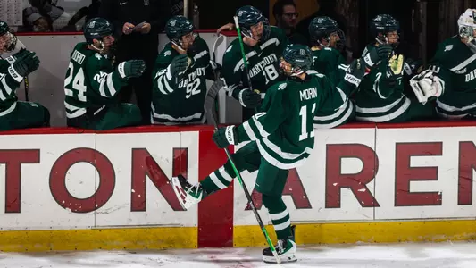 Nathan Morin goes through line at SLU