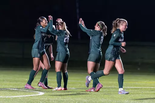 Women's soccer celebrates win over Cornell
