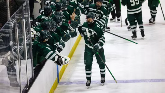 Eric Charpentier goes threw the line