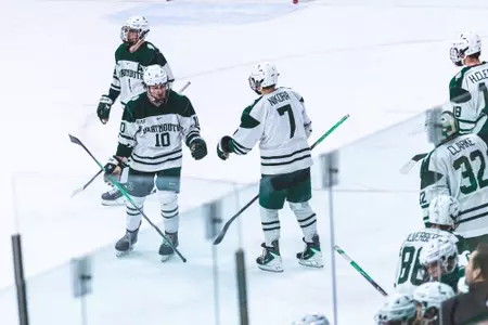 Hayden Stavroff after scoring