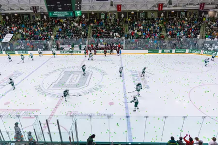 Thompson Arena with tennis balls